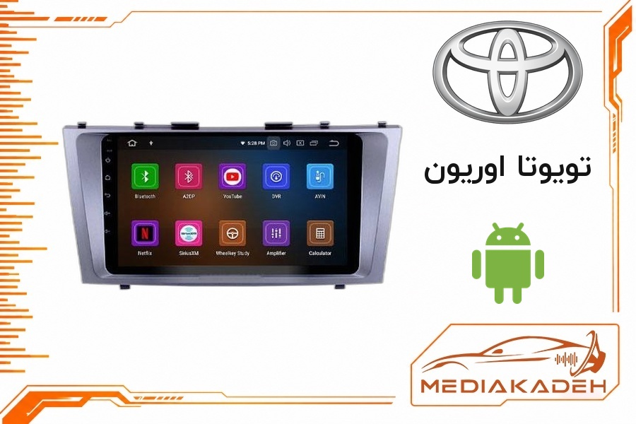 پک مانیتور و قاب فابریک تویوتا اوریون اندروید 9 اینچ مدل T3L 1-32 | رم 1 حافظه 32