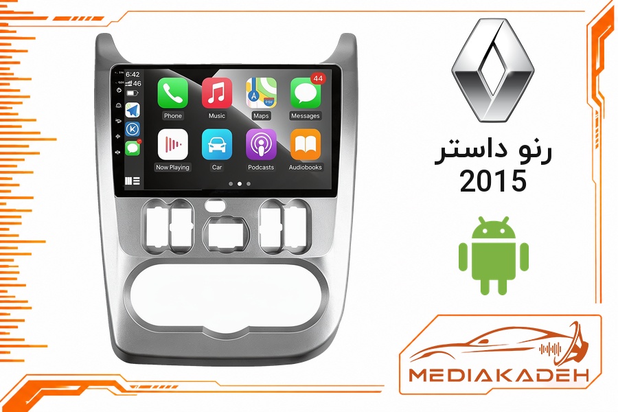 پک مانیتور و قاب فابریک رنو داستر 2015 اندروید 9 اینچ مدل T3L 1-32 | رم 1 حافظه 32