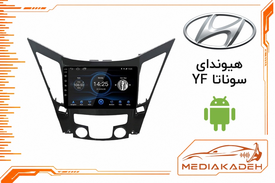 پک مانیتور و قاب فابریک هیوندای سوناتا YF اندروید 9 اینچ مدل T3L 1-32 | رم 1 حافظه 32