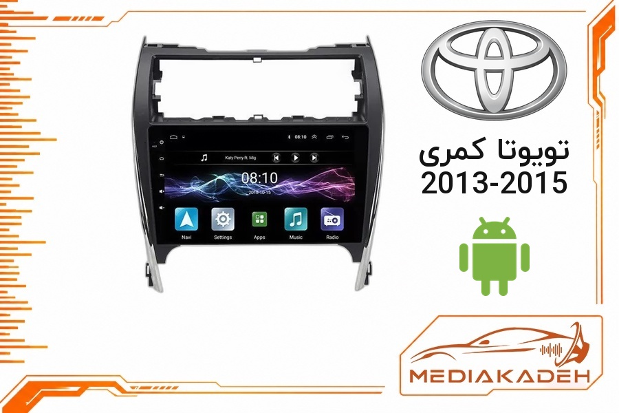 پک مانیتور و قاب فابریک تویوتا کمری 2013-2015 اندروید 9 اینچ مدل T3L 1-32 | رم 1 حافظه 32