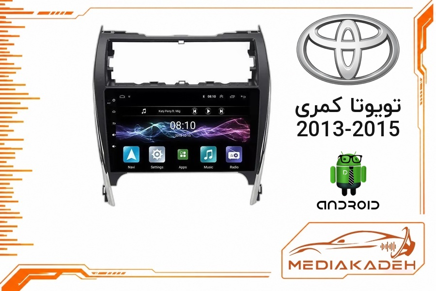 پک مانیتور و قاب فابریک تویوتا کمری 2013-2015 اندروید 9 اینچ مدل 8227 2-32 CP | رم 2 حافظه 32 با کارپلی