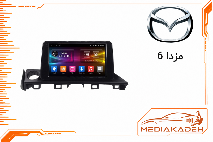 قاب و فریم مانیتور اندروید مزدا 6