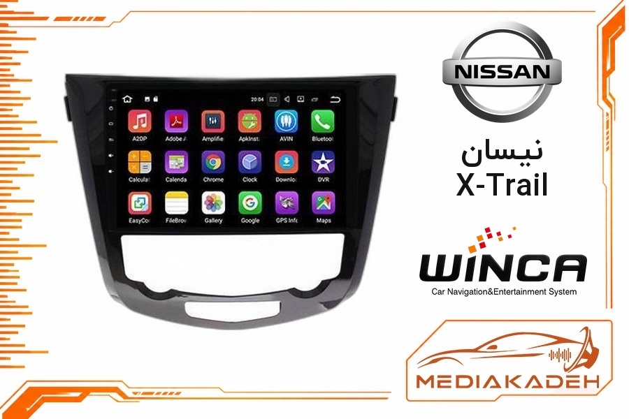 پک مانیتور و قاب فابریک نیسان X-Trail وینکا 9 اینچ مدل S300+ QG855 2-64 | رم 2 حافظه 64 با کارپلی