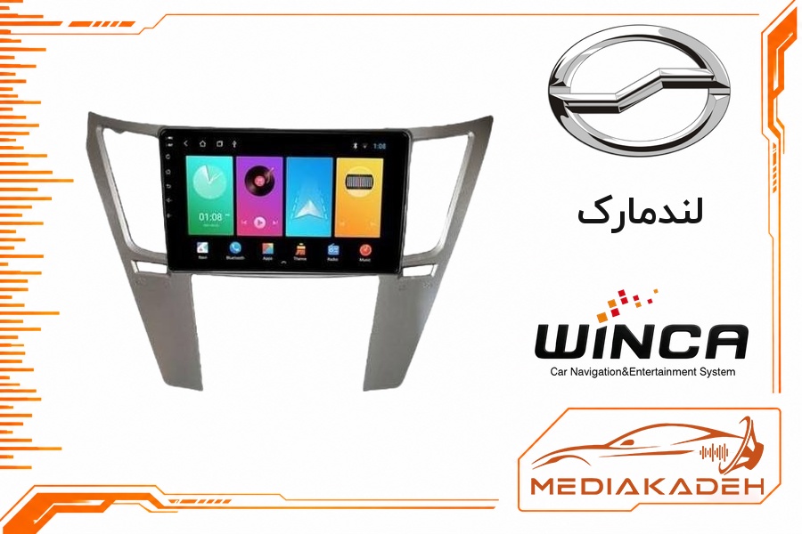 پک مانیتور و قاب فابریک لندمارک وینکا 9 اینچ مدل S400 RS855 2-32 | رم 2 حافظه 32 با کارپلی
