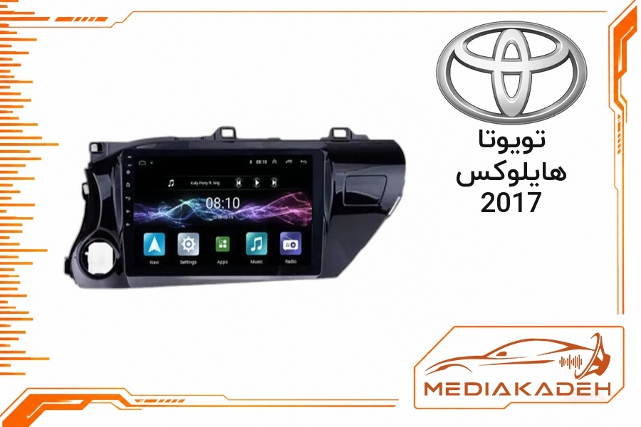 قاب و فریم مانیتور اندروید تویوتا هایلوکس 2017