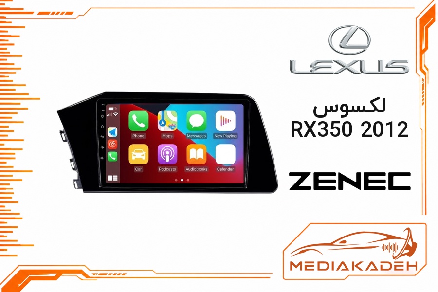 پک مانیتور و قاب فابریک لکسوس RX350 2012 زنیک 9 اینچ مدل TS 7932 Pro | رم 2 حافظه 32 با کارپلی